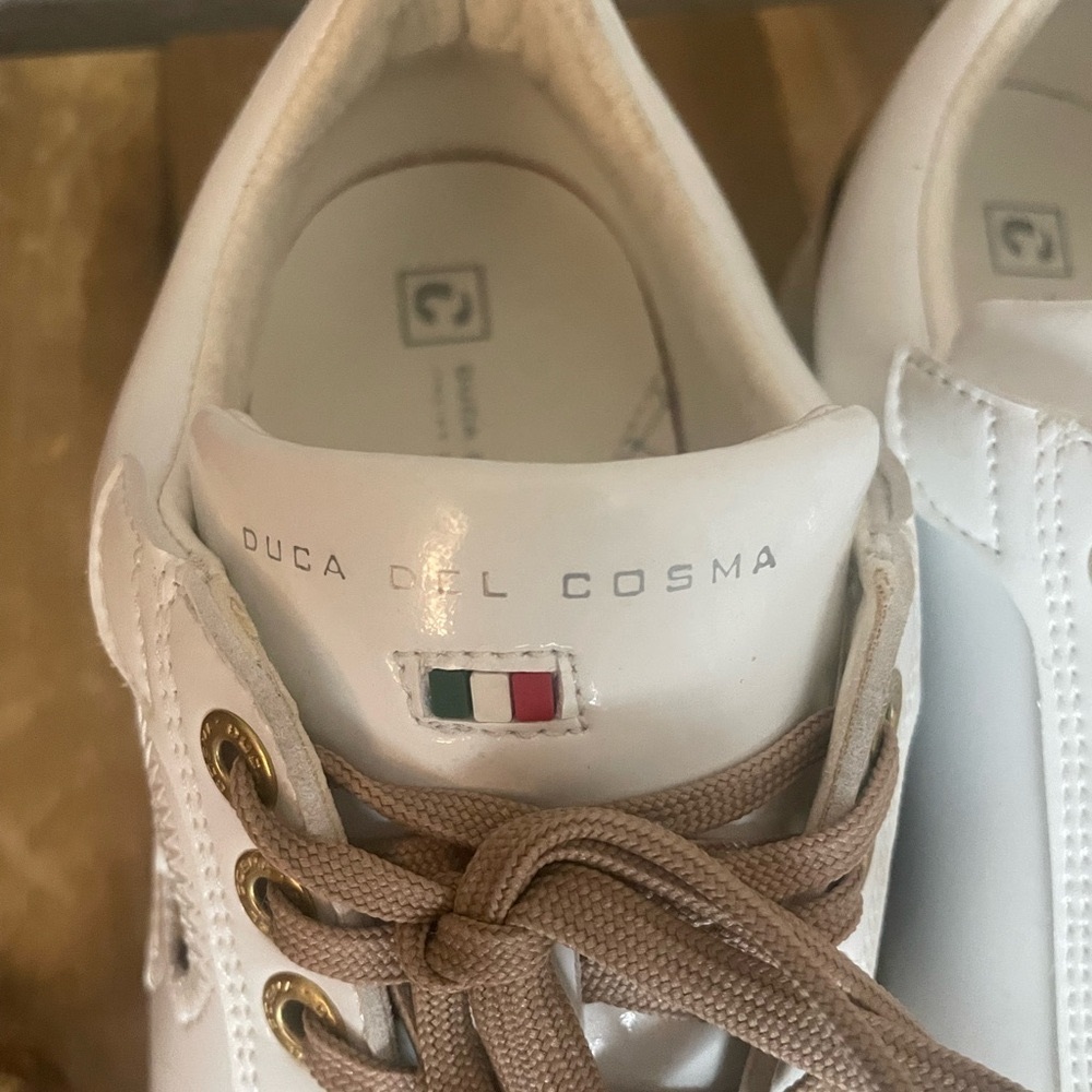 *SALE* White and Tan Women's Golf Shoes
